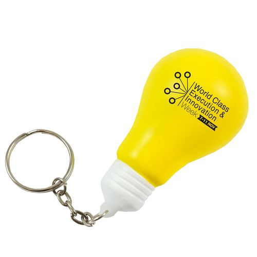 Porte-clés ampoule anti-stress - Image 1