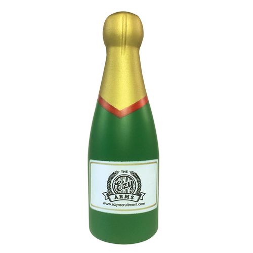 Bouteille de champagne anti-stress