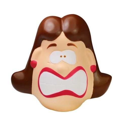 Stress Crazy Face Female - 2