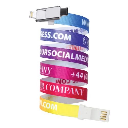 Promo 3-in-1 USB Lanyard Cable - 2