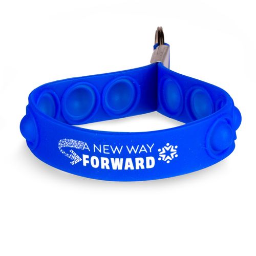 Porte-clés à dragonne Pop It - 5