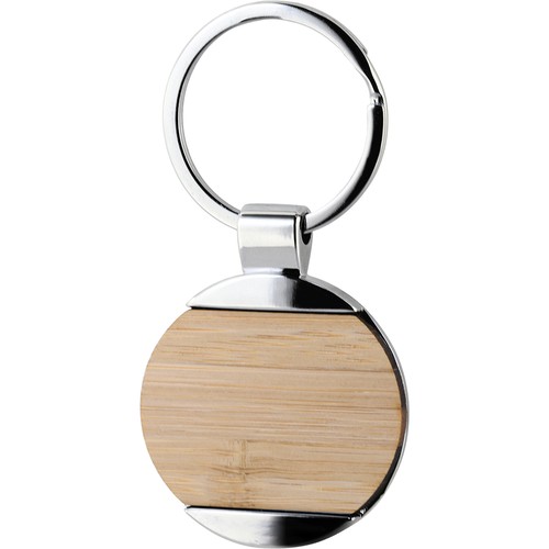 KEY CHAIN IN BAMBOO AND METAL