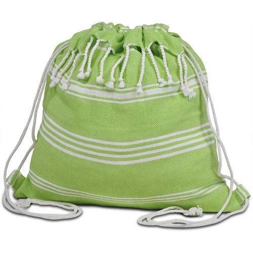 FOUTA KNAPSACK IN 100% RECYCLED COTTON (170 gr/m²)