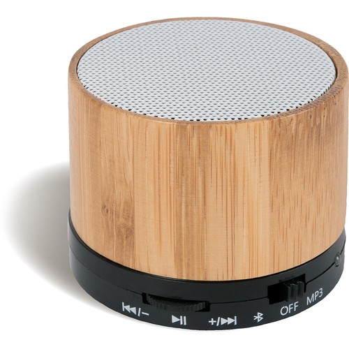 BLUETOOTH SPEAKER IN BAMBOO, PLASTIC AND METAL