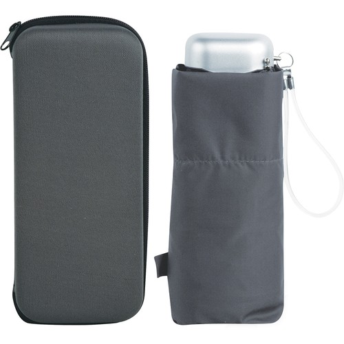 21" SUPER MINI UMBRELLA IN ALUMINUM AND 190T NYLON WITH CASE