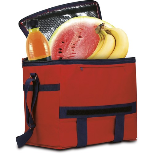 COOLER BAG IN COTTON CANVAS AND 190T POLYESTER