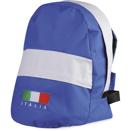 MOCHILA CON BANDERA DE ITALIA EN POLIÉSTER 600D