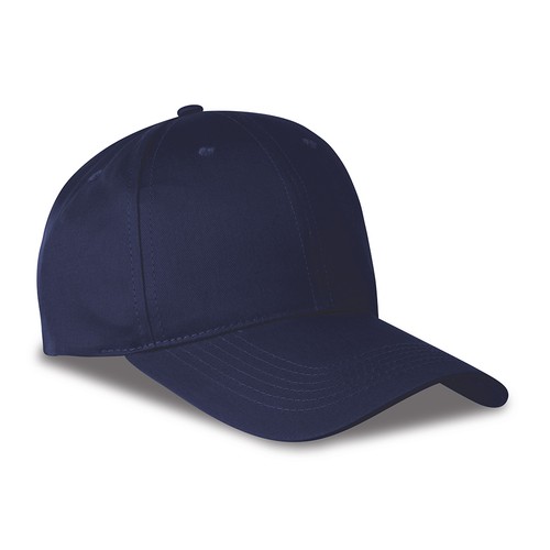 GORRA DE 6 PANELES CON VISERA LARGA 100% ALGODÓN