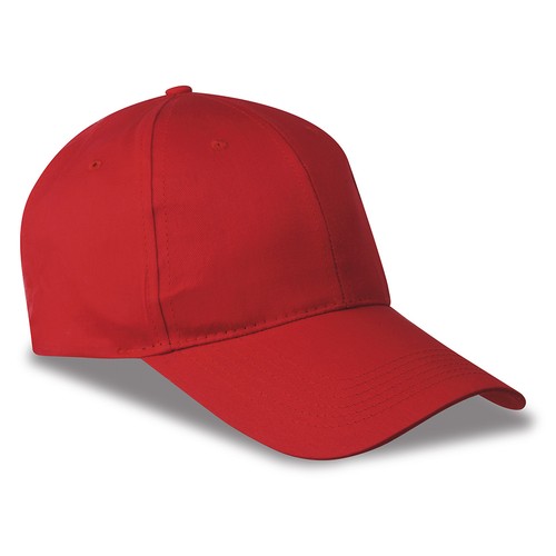6 PANELS CAP WITH LONG VISOR IN 100% COTTON