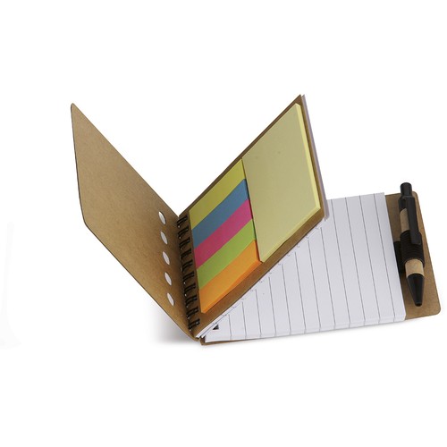 SET OF RECYCLED CARDBOARD NOTEPAD
