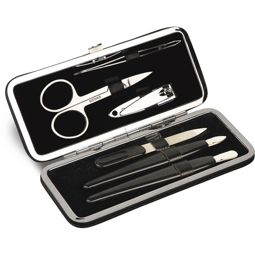 TRAVEL SET MANICURE IN METAL AND PU