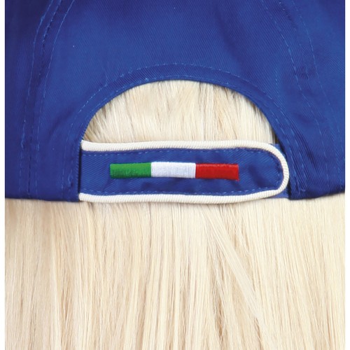 6-PANELS TURNED CAP WITH “ITALY” SHIELD 6-PANELS TURNED CAP WITH “ITALY” SHIELD