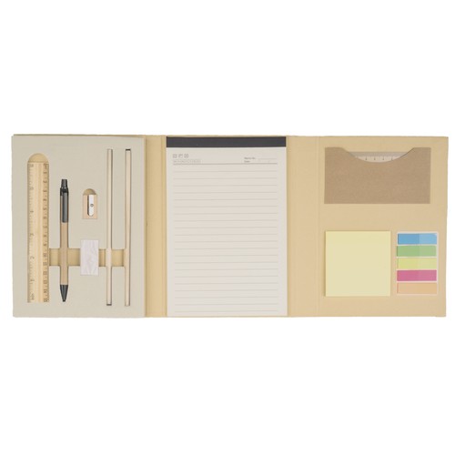 SET OF RECYCLED CARDBOARD NOTEPAD