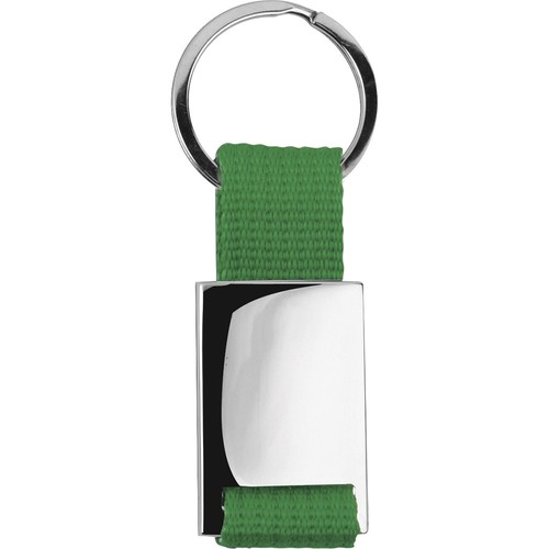 METAL/POLYESTER KEY CHAIN