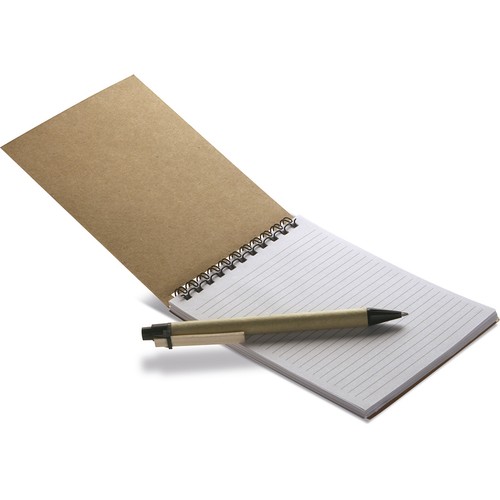 SET OF RECYCLED CARDBOARD NOTEPAD