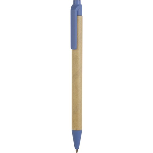 BALLPOINT PEN MADE OF BIODEGRADABLE PLASTIC AND RECYCLED CARDBOARD