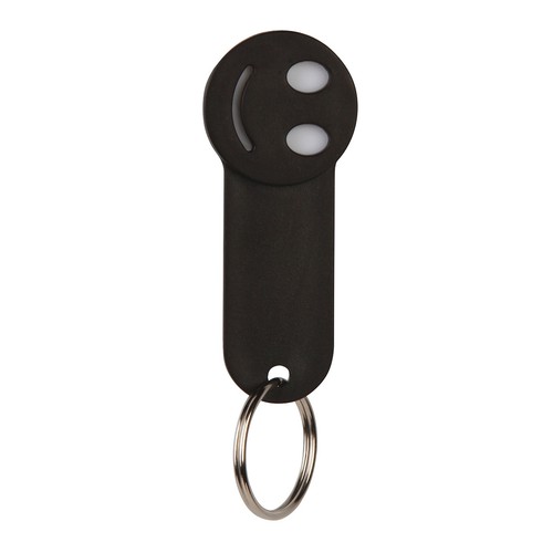 COIN HOLDER KEY CHAIN IN PLASTIC AND METAL