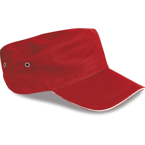 GORRA MILITAR SANDWICH  100% ALGODÓN (320 G/M2)