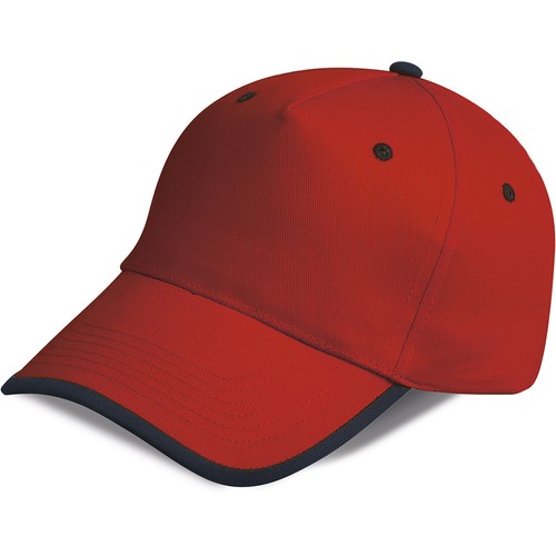 GORRA DE 5 PANELES 80% POLIÉSTER - 20% ALGODÓN