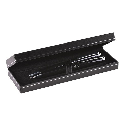 METAL AND PU WRITING SET WITH GIFT BOX