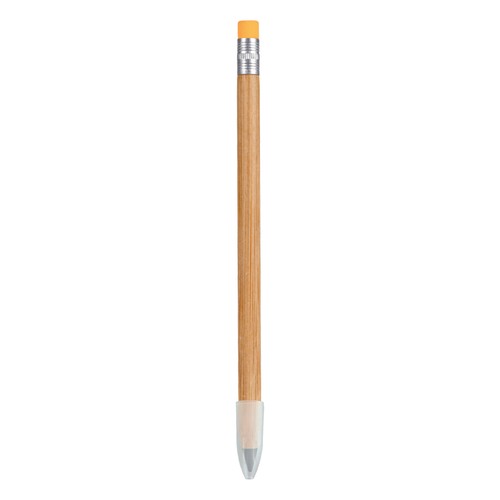 BAMBOO PENCIL WITH METAL GRAPHITE TIP AND ERASER