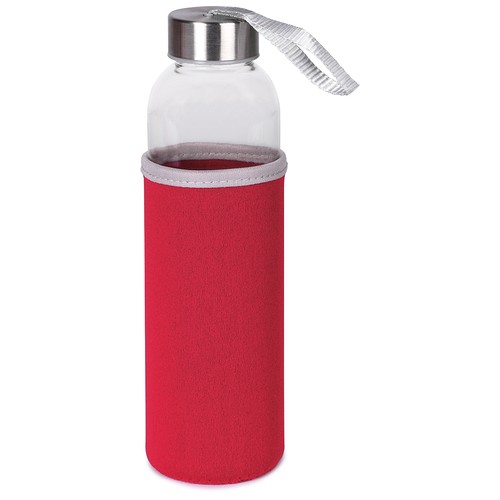 BOTELLA DE VIDRIO DE 500 ML CON FUNDA DE NEOPRENE