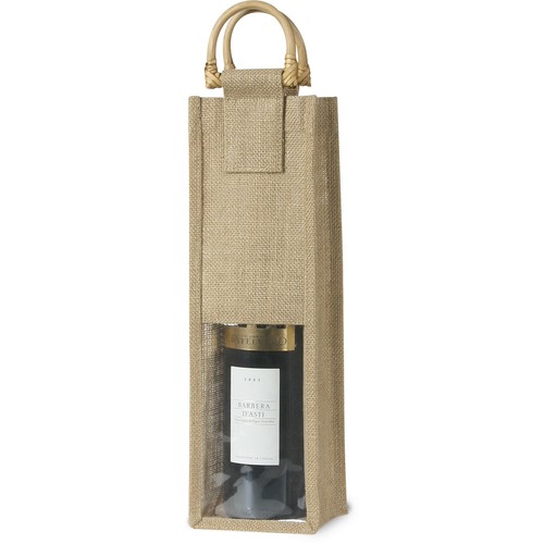 JUTE BAG FOR 1 BOTTLE