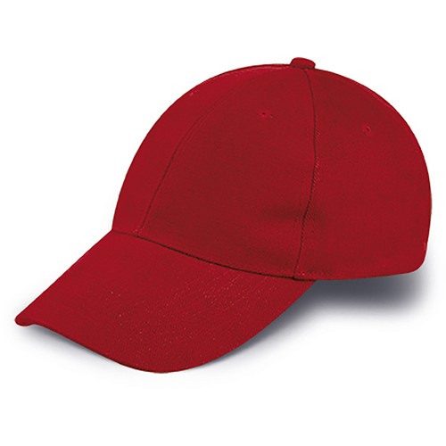 6 PANELS CAP IN 100% HEAVY BRUSHED COTTON