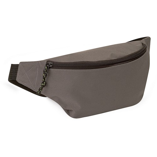 2 POCKET WAIST BAG IN 600D POLYESTER