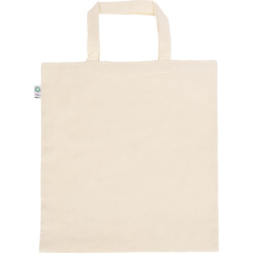 NATURAL COLOR SHOPPER BAG IN 100% ORGANIC COTTON (140 gr/m²)
