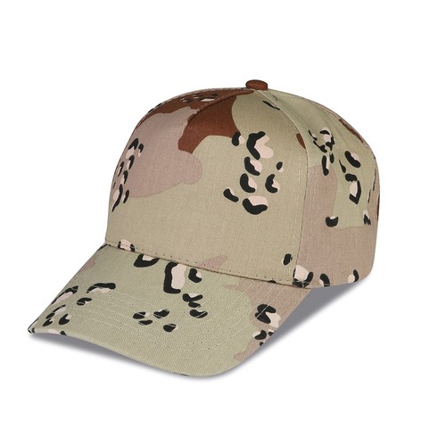 5 PANELS CAMOUFLAGE CAP IN 100% COTTON 5 PANELS CAMOUFLAGE CAP IN 100% COTTON