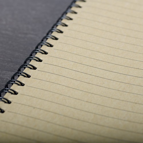 KRAFT PAPER NOTEBOOK, COFFEE GROUNDS POWDER + PLASTIC KRAFT PAPER NOTEBOOK, COFFEE GROUNDS POWDER + PLASTIC