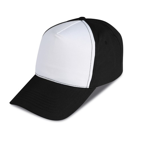 5 PANELS TWO-TONE GOLF CAP IN 100% POLYESTER