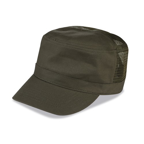 GORRA MILITAR REJILLA DE ALGODÓN Y POLIÉSTER