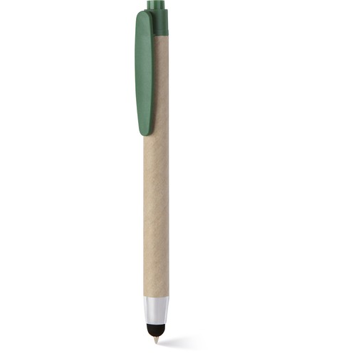 TOUCH SCREEN BALLPOINT PEN IN PLASTIC AND RECYCLED CARDBOARD