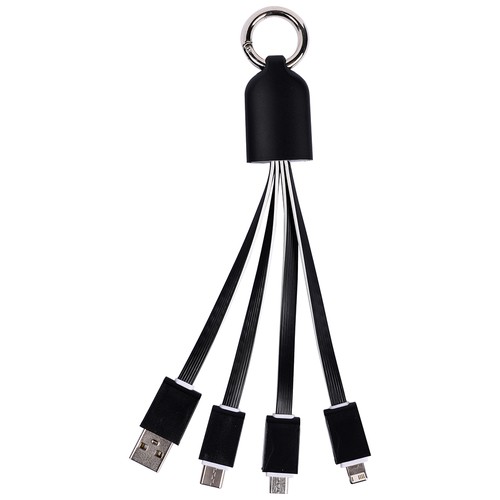 3 IN 1 CHARGING CABLE IN PLASTIC AND METAL