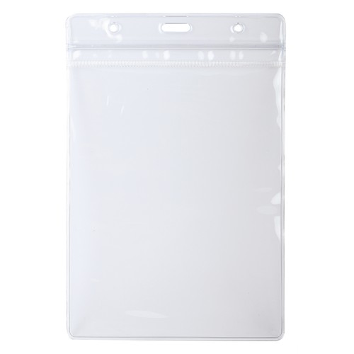 VERTICAL BADGE HOLDER IN PLASTIC