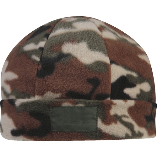 SYNTHETIC CAMOUFLAGE FLEECE HAT (220 g/m²)