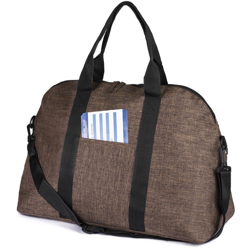 MELANGE TRAVEL BAG IN 600D POLYESTER