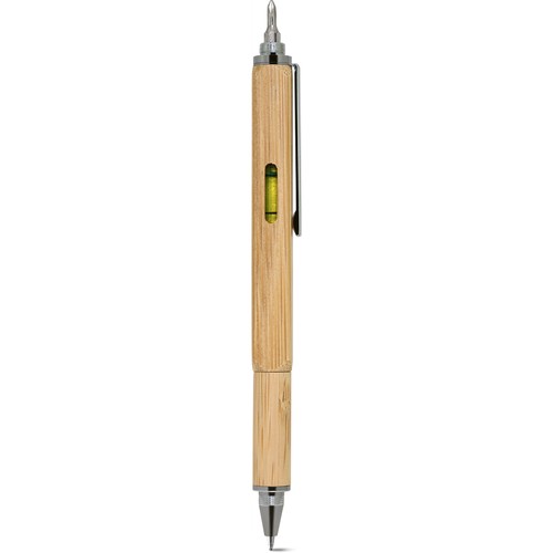 MULTIFUNCTIONAL BALLPOINT PEN IN BAMBOO AND METAL MULTIFUNCTIONAL BALLPOINT PEN IN BAMBOO AND METAL