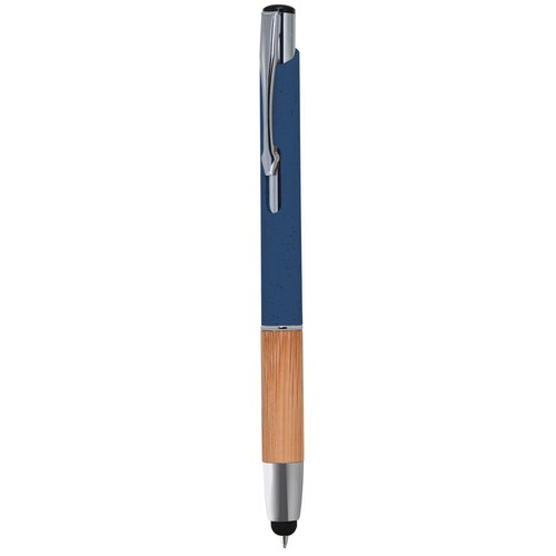 TOUCH SCREEN BALLPOINT PEN IN WHEAT STRAW+ABS, BAMBOO AND METAL TOUCH SCREEN BALLPOINT PEN IN WHEAT STRAW+ABS, BAMBOO AND METAL