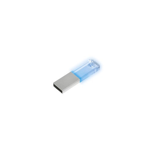8GB MINI USB FLASH MEMORY IN ACRYLIC AND ALUMINUM