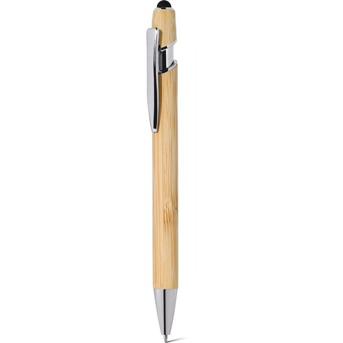 BAMBOO, METAL AND PLASTIC TOUCH SCREEN BALLPOINT PEN BAMBOO, METAL AND PLASTIC TOUCH SCREEN BALLPOINT PEN
