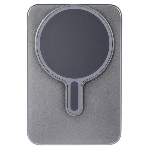 5000mAh USB AND WIRELESS CHARGER IN RECYCLED PLASTIC AND ALUMINUM