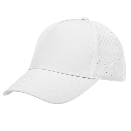 5 PANEL GOLF CAP WITH VENTILATION HOLES IN 100% POLYESTER