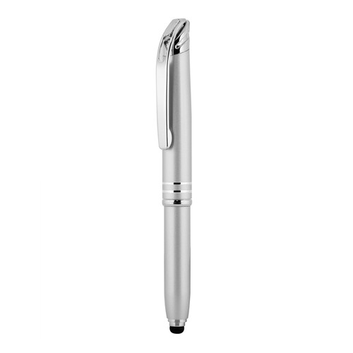 TOUCH SCREEN BALLPOINT PEN WITH LIGHT IN ALUMINUM AND METAL TOUCH SCREEN BALLPOINT PEN WITH LIGHT IN ALUMINUM AND METAL