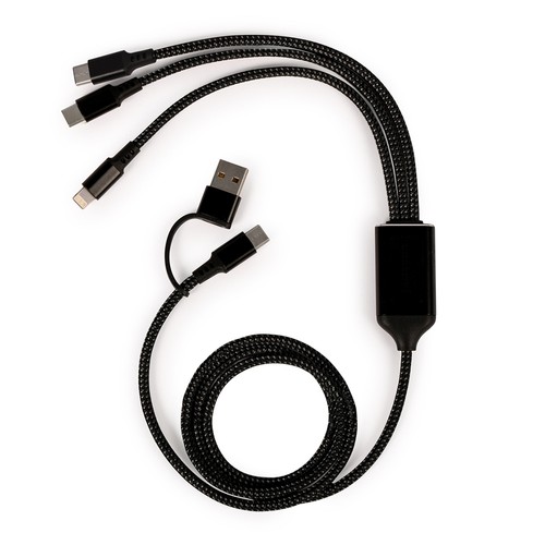 3 IN 1 CABLE FOR POLYESTER, METAL AND PLASTIC CHARGING
