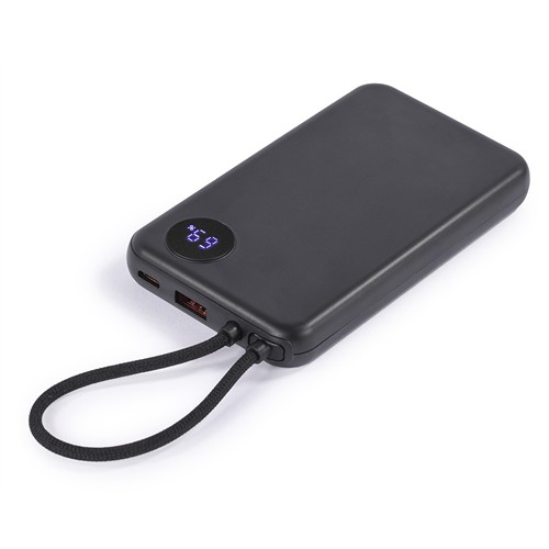 USB CHARGER 10000 mAh IN RECYCLED ABS PLASTIC