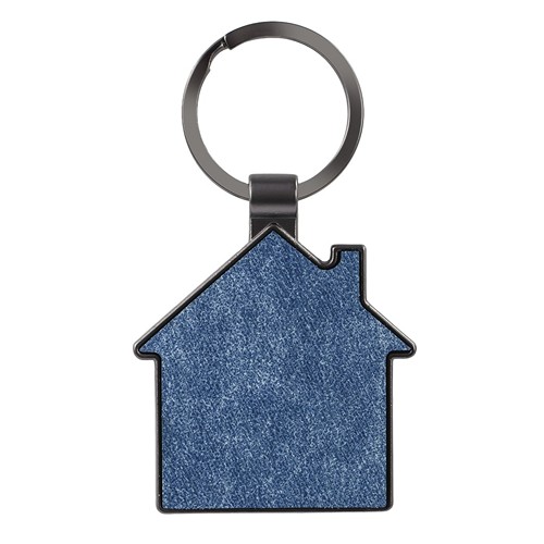 METAL AND PU KEYCHAIN