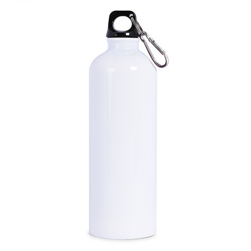 WHITE STAINLESS STEEL WATER-BOTTLE FOR SUBLIMATION 750 ML